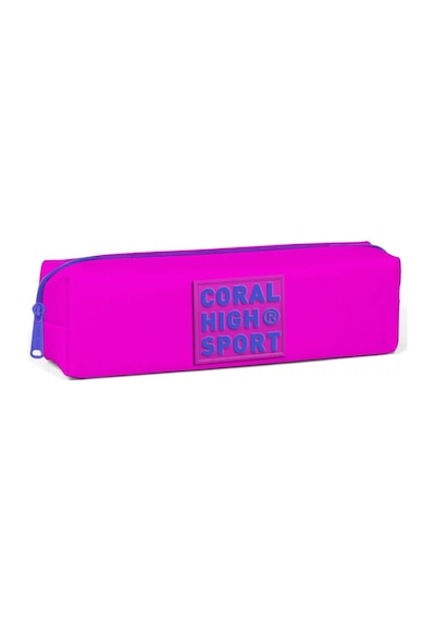 Coral High Sport Tek Bölmeli Pembe Kalemlik