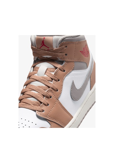 Nike Air Jordan 1 Mid Erkek Basketbol Ayakkabısı Çok Renkli - 935471063 Çok Renkli