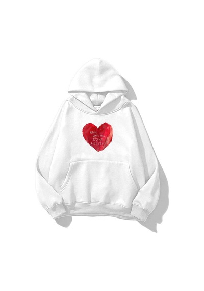 Startmore Unisex Please Write Me A Love Letter Sweatshirt Beyaz Beyaz