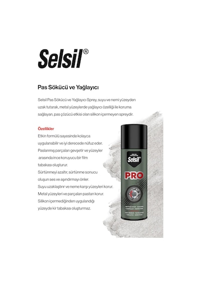 Selsil Pas Sökücü Ve Yağlayıcı 11 Al 9 Öde 200 Ml Ve Rosie Pamuk 1 adet