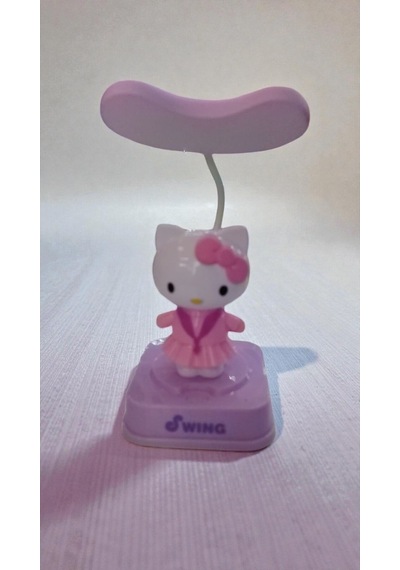 Hello Kitty Kendini Sallayan Model Masa Gece Lambası Boyut:20cm Çok Renkli