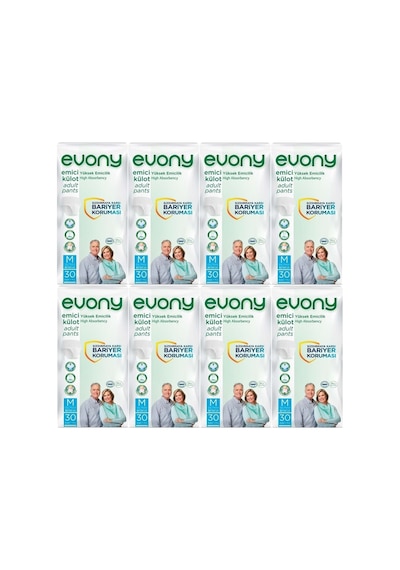 Hasta Bezi Yetişkin Emici Külot M-orta Boy 240 Adet 8pk 30 Tek Ebat