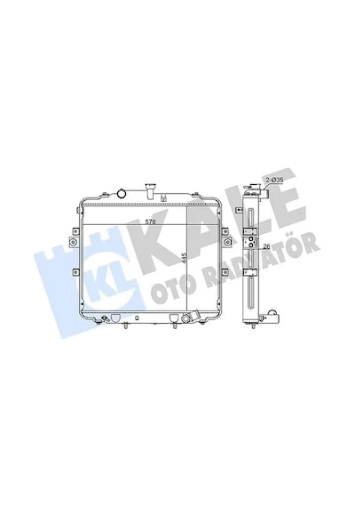 Kale 341965 Motor Radyatoru 253104f210 253104f400