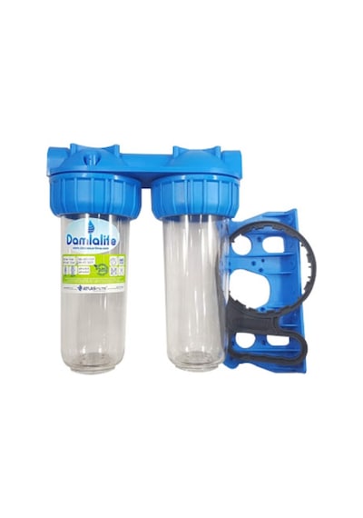 Atlas 10" Housing 2 Li Boş Filtre Kabı Bina Girişi ve Kuyu  Suyu
