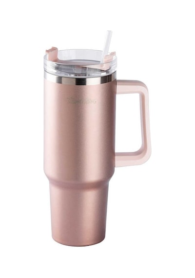 Tantitoni Move Rose Gold Pipetli Termos Bardak 1,2 Litre