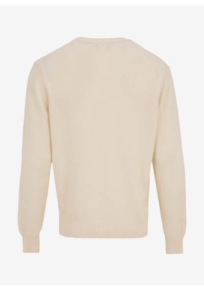 Hackett Ekru Erkek Bisiklet Slim Fit Kazak Hm703237