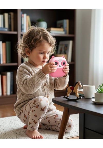 Çocuk Kamerası 6 Renk Kalem 5 Kağıt Rulosu Uczzzs5printerkamera-4 Pembe