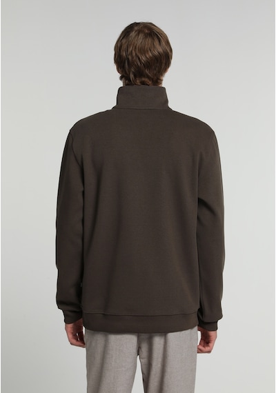 Colin's Colins Regular Fit Dik Yaka Düz Erkek Kahverengi Sweatshirt Cl1082805 Q1.v2 Brw