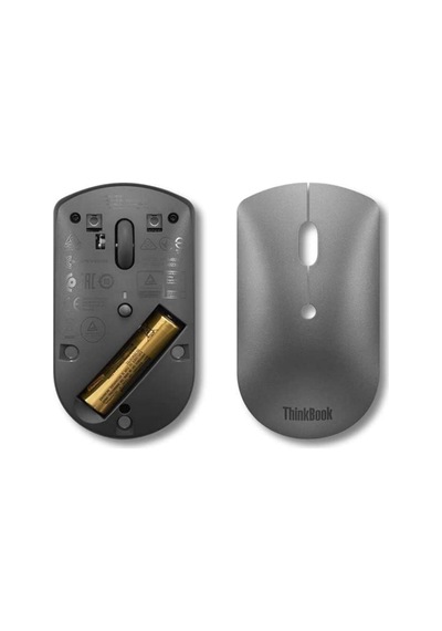 Lenovo Thinkbook Bluetooth Silent Mouse, 4y50x88824, Demir Grisi