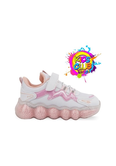 Cool Fred-25 Bosst Ortopedik Taban Unisex Çocuk Spor Ayakkabı Beyaz