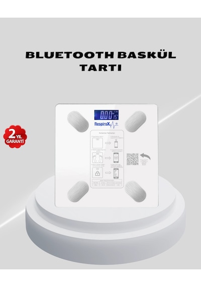 Akıllı Bluetooth Tartı 8 Farklı Ölçüm Verisi, Otomatik Kişi Tanıma Renkli