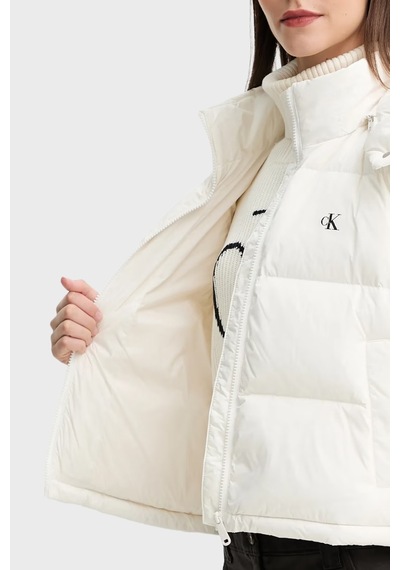 Calvin Klein Bayan Yelek Lv047d500g Vdv Beyaz Beyaz
