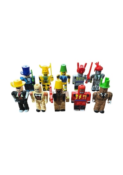 Oyuncak Roblox Figürleri Toplam 24 Parça Büyük Boy 10 Karakterli Figür Set