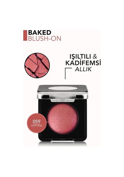 Flormar Baked Blush-on Yüksek Pigmentli &amp Doğal Işıltılı Fırınlanmış Allık Genel