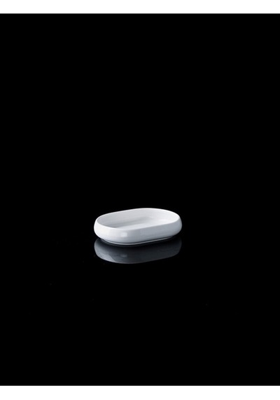 Acar Sct21.0227 Bianco Porselen Oval Tabak 13.2x9.5 Cm 6 Lı
