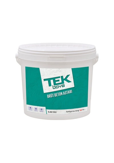 Tek Brüt Beton Astarı 3 Kg