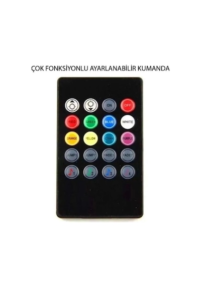 Duffa Premium Rgb Araç İçi Atmosfer Led Aydınlatma Seti - Sese Duyarlı Müzik Ritimli Araba Ayak Altı Led Şerit,