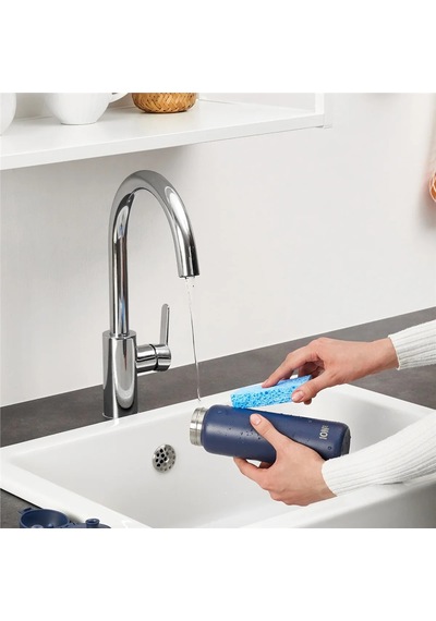 Ion8 - İnce Su Termosu - Lacivert - 500 Ml - Sızdırmaz