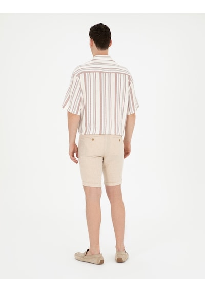 Pierre Cardin Erkek Kahverengi Şort / Bermuda 50288507-vr197 Kahverengi