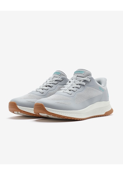 Skechers Bobs Squad 4 - Staple Look Kadın Gri Spor Ayakkabı 117624 Ltgy Gri