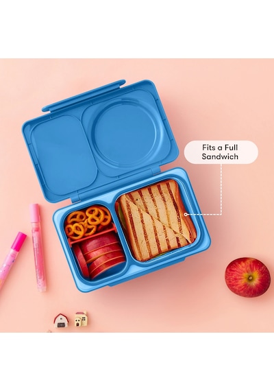 Omiebox - Up Isı Yalıtımlı 2. Nesil Kozmik Mavi Bento Yemek Kutusu Diğer