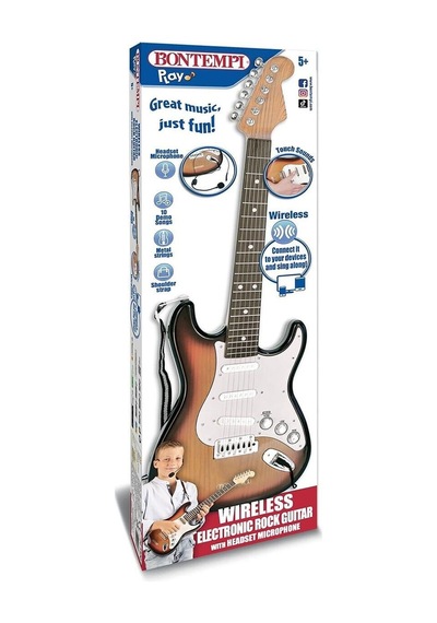 24234 Sun-bnt-gitar Wıreless Elektronik Rock Metal Telli Tuşlu Bo