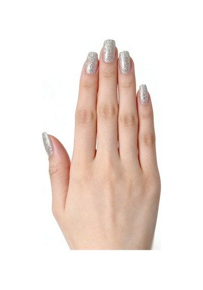 Gümüş Rengi Simli Kalıcı Oje - Nail Art Oje - Tpo İçermez - Glıtter Gel Polısh G4 59-g4