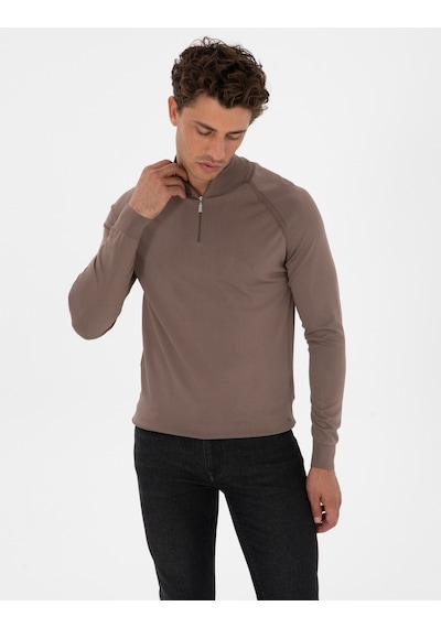 Pierre Cardin Erkek Vizon Kazak /triko 50315752-vr052 Vizon