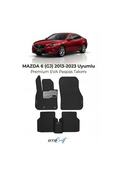 Mazda 6 Gj 2013-2023 Araca Özel 3d Havuzlu Eva Paspas Tam Set 5 Parça