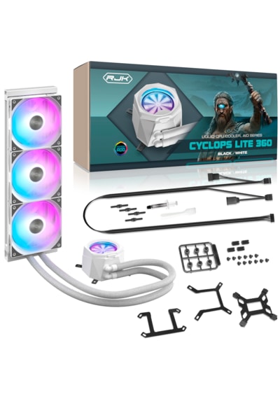 Raijintek Cyclops Lite White Argb 360mm Yüksek Performans Sıvı So