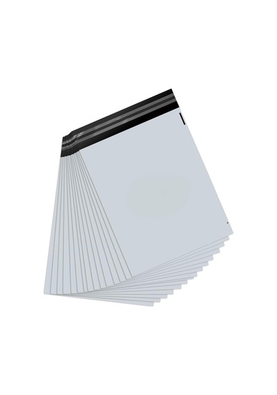 Cepsiz Kargo Poşeti 32 X 41+4 Cm 100 Adet Beyaz