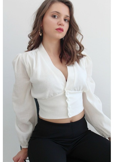 Mois Atelier Beyaz Gömlek, Tasarım, Hediye, Büyük Beden Beyaz