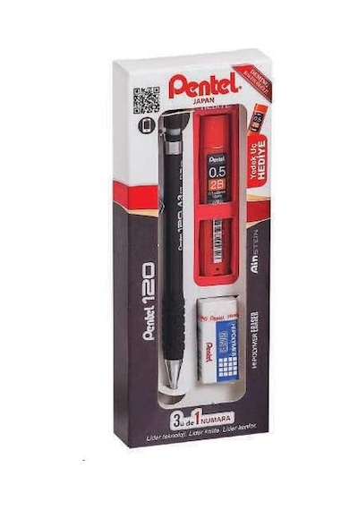 Pentel Versatil 0 5mm 3'lü Okul Seti Kalem Silgi Min Hediye