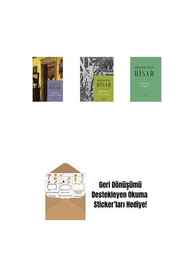 Ali Nizami Bey İn Alafrangalığı Ve Şeyhliği Kitap Boy + Ahmet Haşim: Şiiri Ve Hayatı + Geçmiş Zaman Fıkraları Ciltli + Okuma Sticker'ları