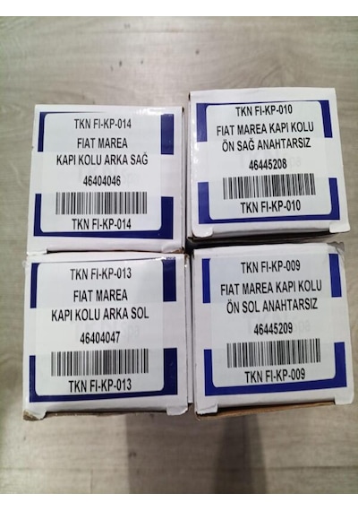 Fiat Marea Brava Bravo Çizgili Ön Arka Kapı Kolu Takım 46404046 0