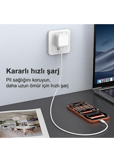 Lexroo Yk94 40w Pd Destekli Type-c Hızlı Şarj Cihazı Standart