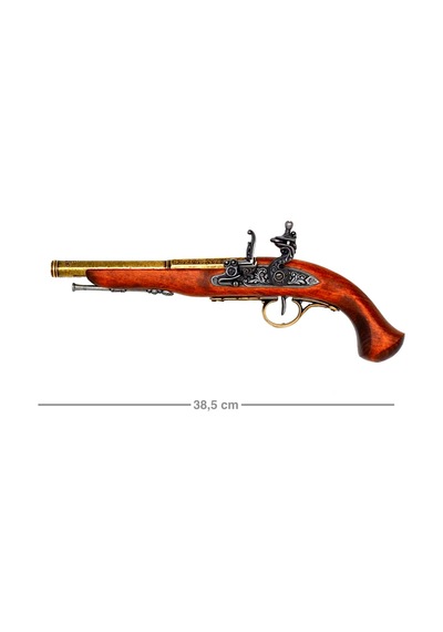 Denix Dekoratif Flintlock Pistol Left-handed , 18. Yüzyıl