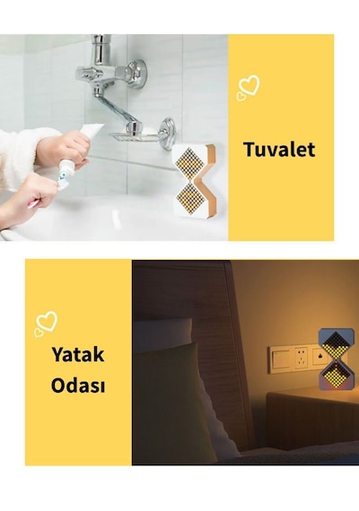 Monozone Dijital Kum Saati Zamanlayıcı Doğum Günü Hediyesi Led Elektronik Kum Saati Ev Dekorasyon