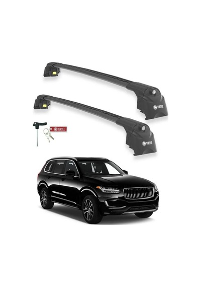 Turtle Volvo Xc90 2015-2025 Ara Atkı Air2 Siyah
