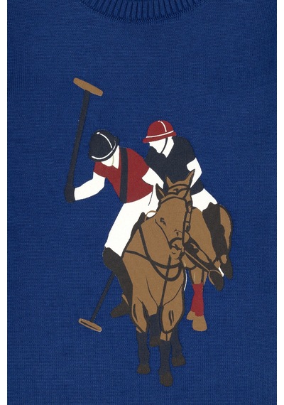 U.S. Polo Assn. Erkek Çocuk İndigo Kazak /triko 50317149-vr028