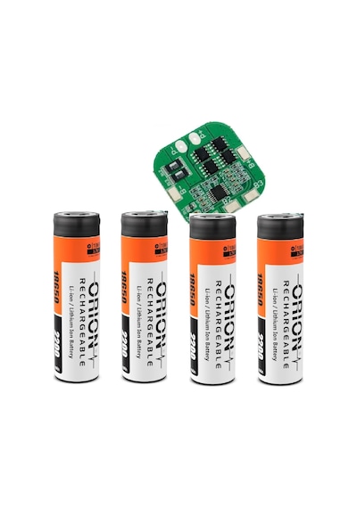 4 Adet Orion Li-ion Pil Ve 4s 20a Bms.