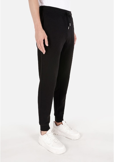 Colin's Colins Slim Fit Orta Bel Düz Erkek Siyah Eşofman Altı Cl1059874 Q1.v2 Blk Siyah