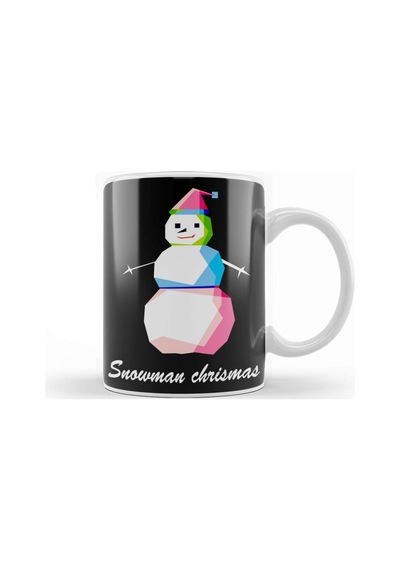 Christmas Day Snowman Kupa Bardak Porselen Karışık