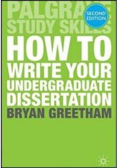 How To Write Your Undergraduate Dessertation