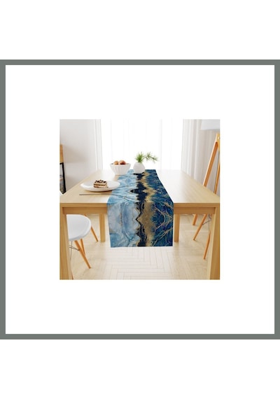 Bezos Dijital Baskılı Runner 40x140cm Mmbz Çok Renkli