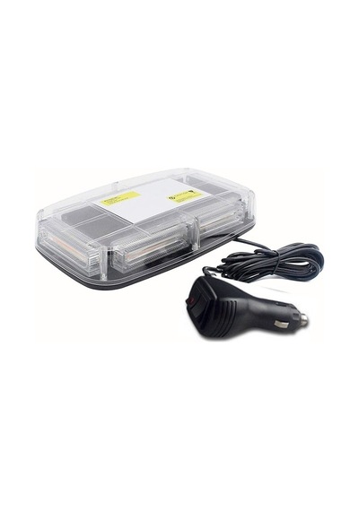 Çakarlı Tepe Lambası Mıknatıslı Kırmızı-beyaz-mavi 24w 12-24v /   L