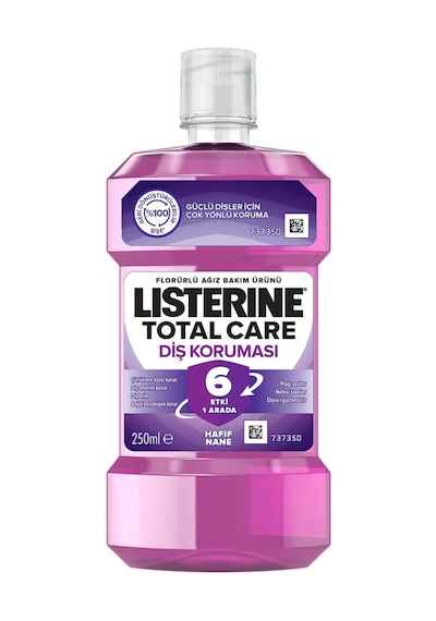 Listerine Total Care Diş Koruması Hafif Nane Ağız Bakım Suyu 250 ML