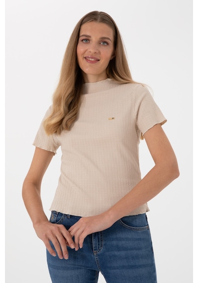 U.S. Polo Assn. Kadın Taş Dik Yaka Tişört 50312951-VR049 U.S. Polo Assn. Kadın Taş Dik Yaka Tişört 50312951-VR049