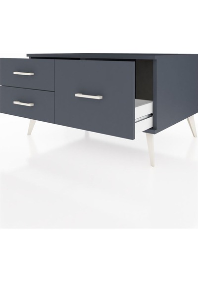Kronos Şifonyer 3 Raflı 88x59x48 Antrasit-antrasit Antrasit Kronos Şifonyer 3 Raflı 88x59x48 Antrasit-antrasit Antrasit
