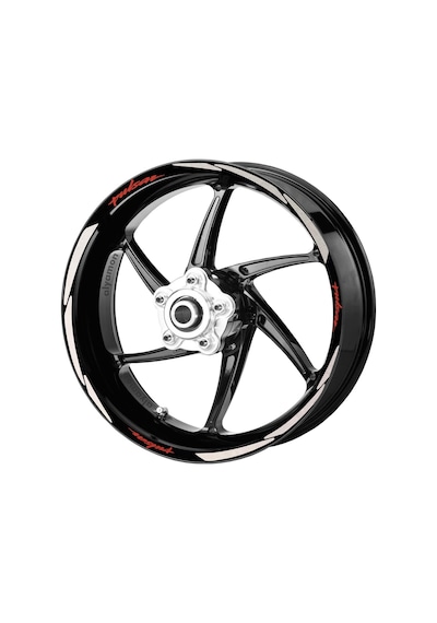 Deeb Pulsar Jant Şeridi Reflektif Beyaz Kırmızı Model S N11.69968
